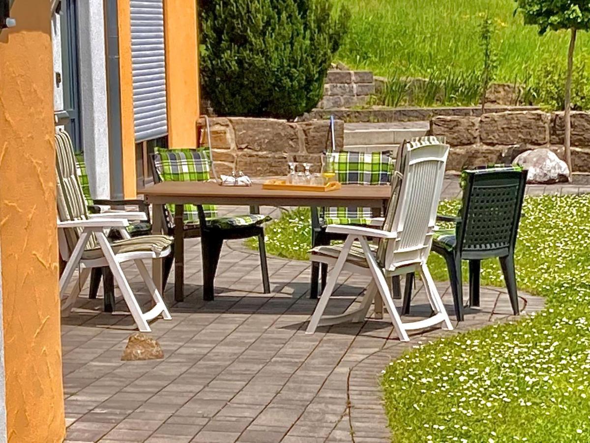 Ferienwohnung Gerne-Da Großrinderfeld Kültér fotó