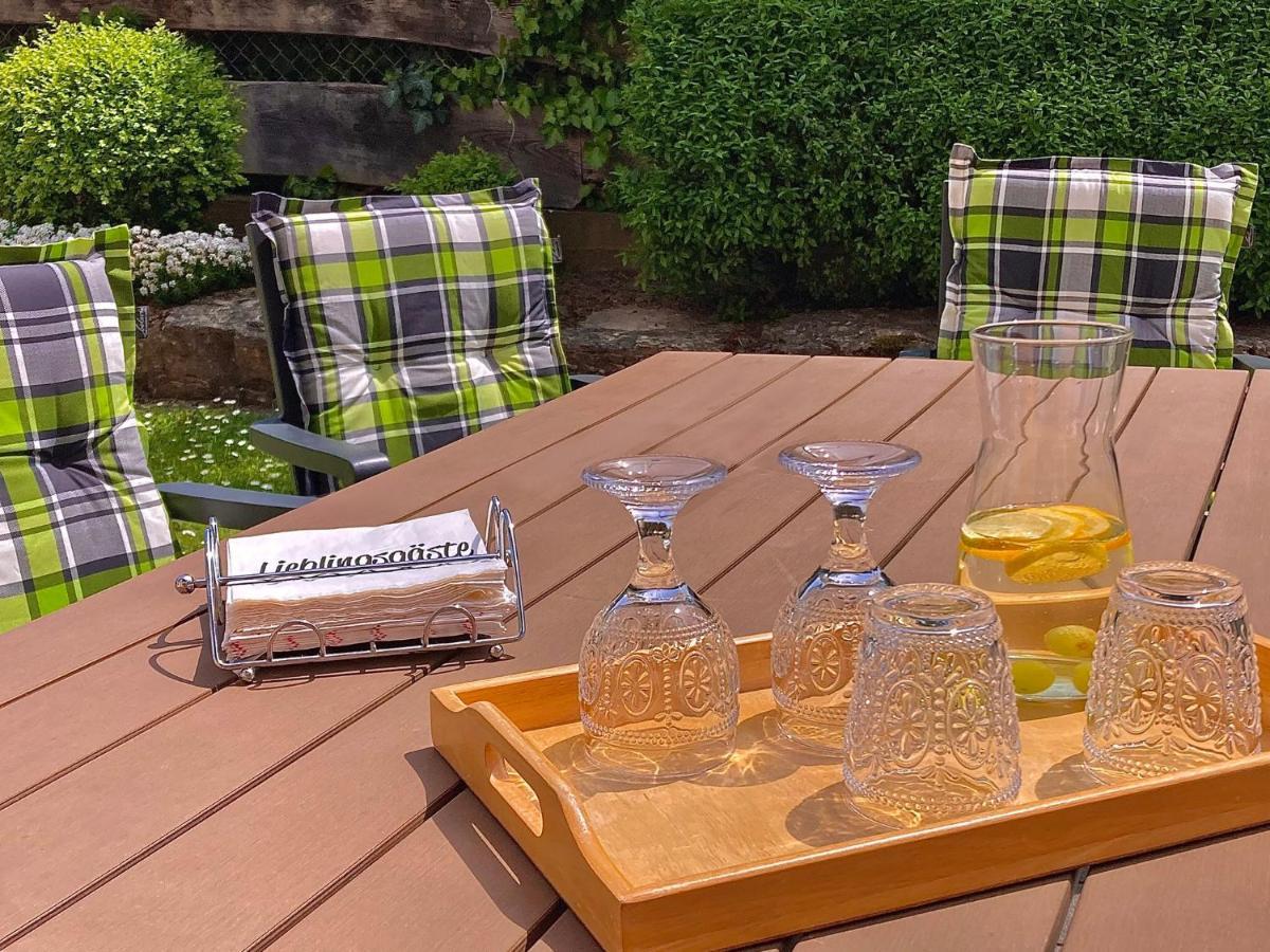 Ferienwohnung Gerne-Da Großrinderfeld Kültér fotó